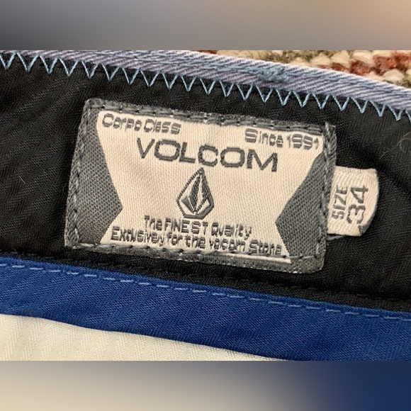 Men's 34 Vtg Trashed N Thrashed Volcom Well Worn Tough Skateboarding Shorts - Picture 5 of 10